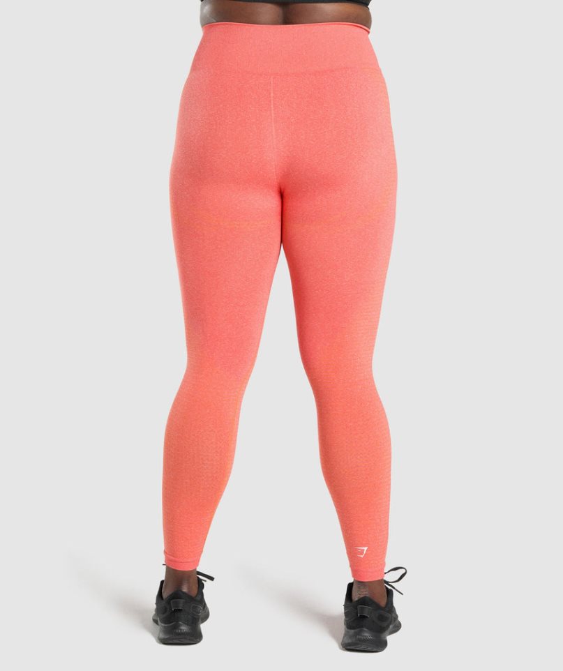 Women's Gymshark Vital Seamless 2.0 Leggings Orange | CA 710N6D